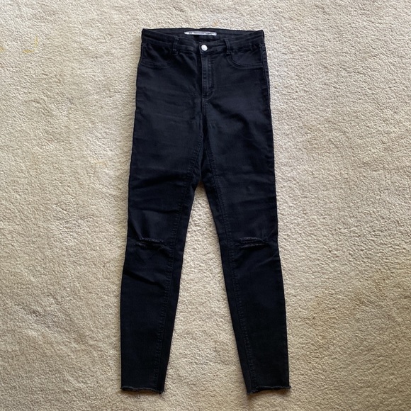 Zara Black Denim Jeans - Picture 6 of 8